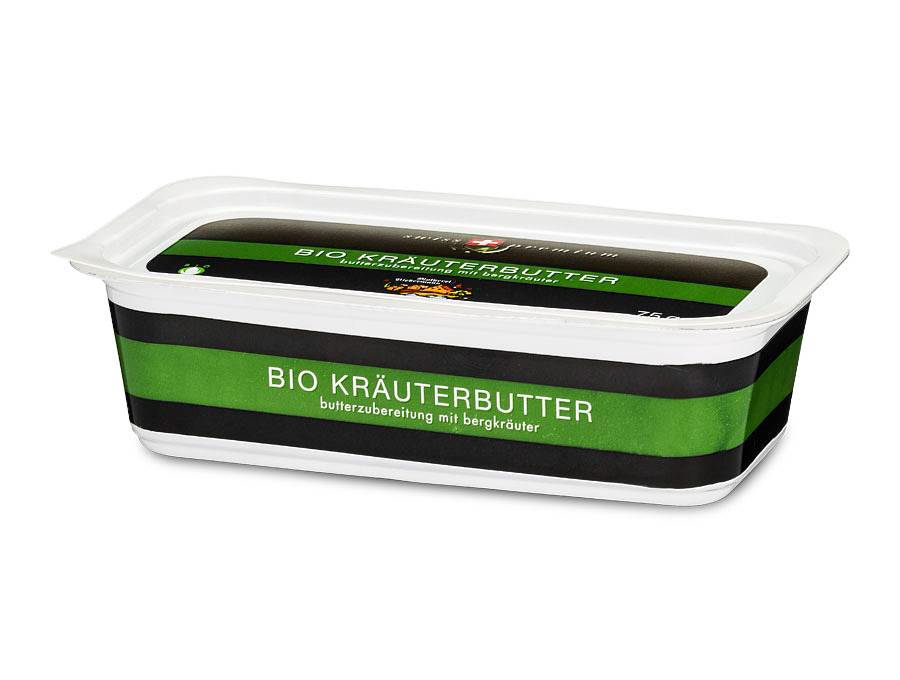 Lebensmittelverpackung Butter Becher PET